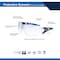 Ge Safety Glasses, Uncoated, Clear Lens, Black/Blue Frame GE115C - alternate 2